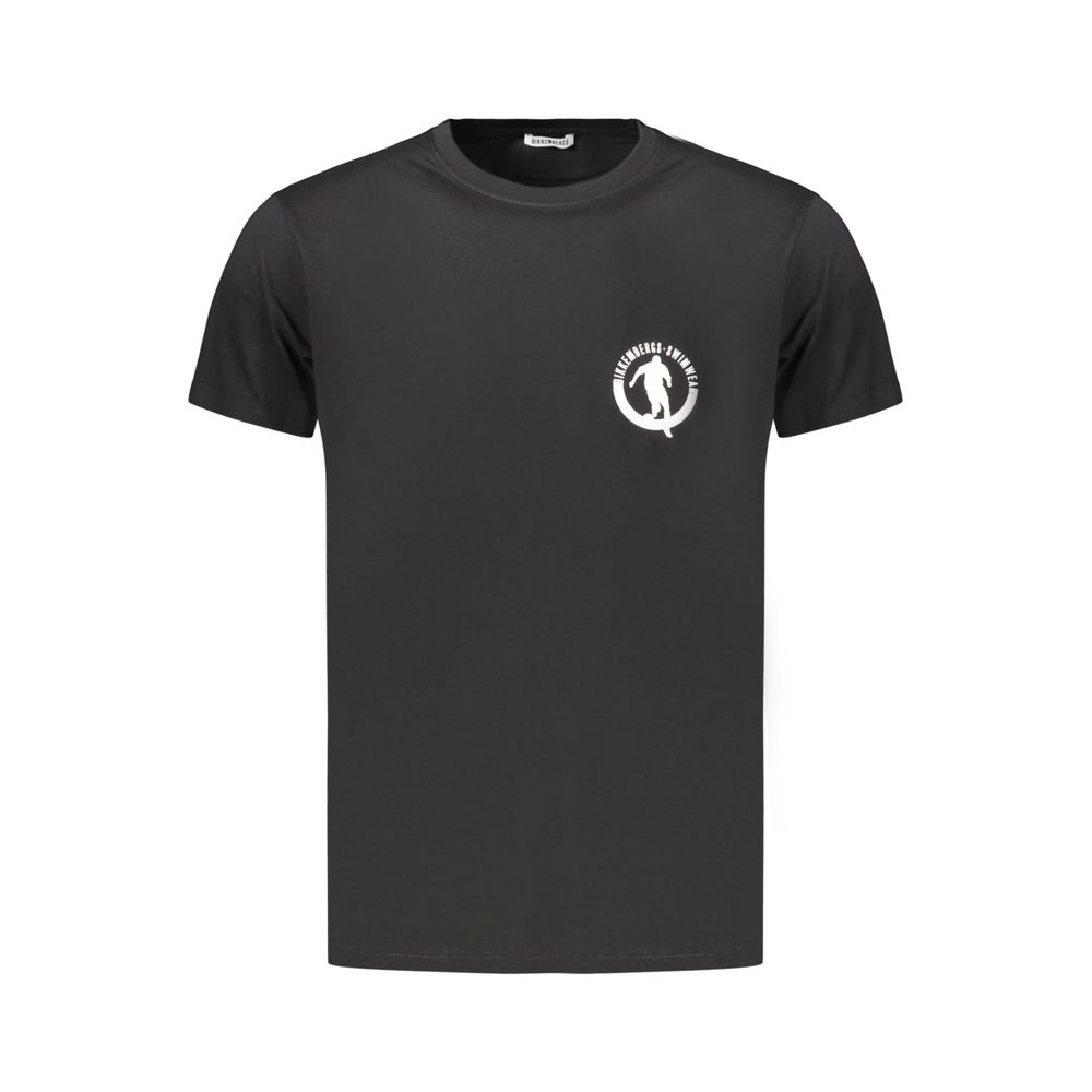 Bikkembergs Black Cotton T-Shirt