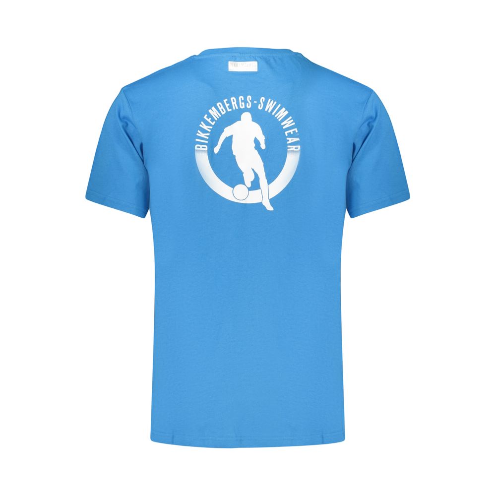 Bikkembergs Blue Cotton T-Shirt