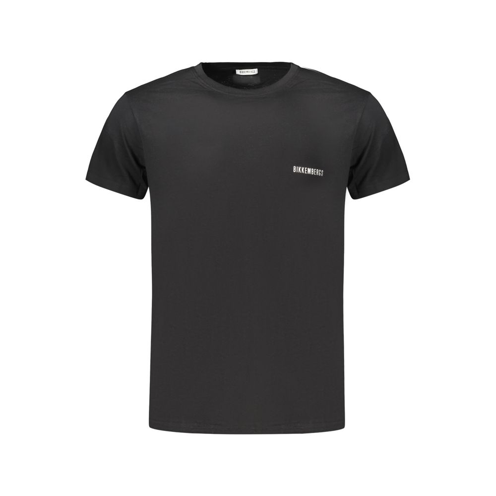 Bikkembergs Black Cotton T-Shirt
