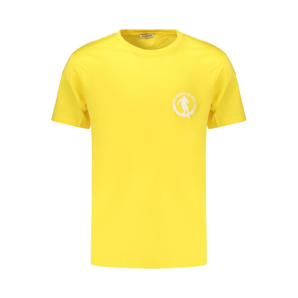 Bikkembergs Yellow Cotton T-Shirt