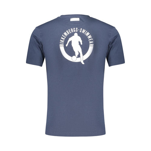 Bikkembergs Blue Cotton T-Shirt