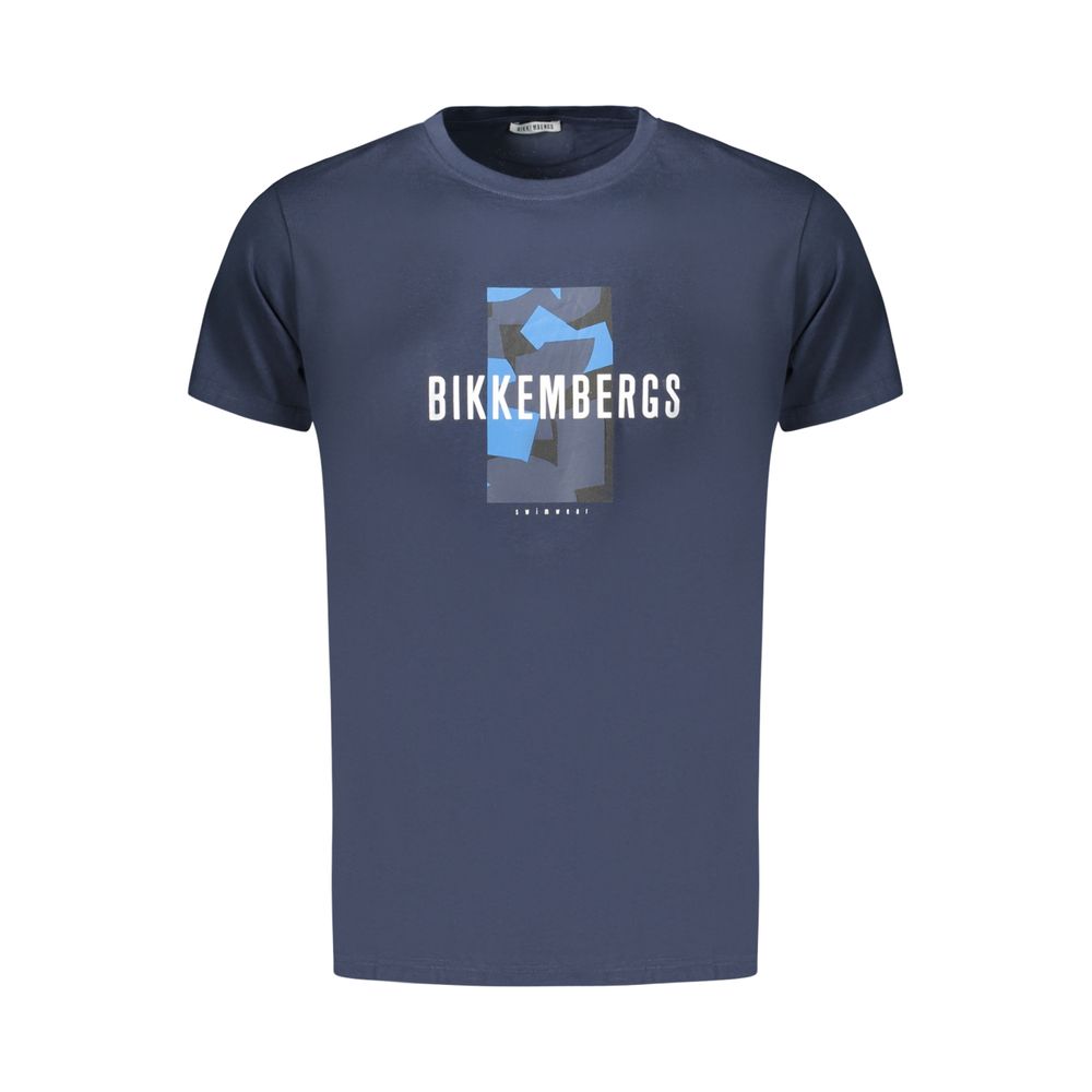 Bikkembergs Blue Cotton T-Shirt