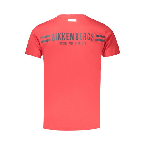 Bikkembergs Red Cotton T-Shirt