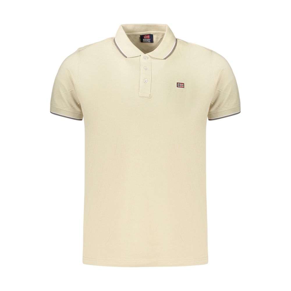 Norway 1963 Beige Cotton Polo Shirt