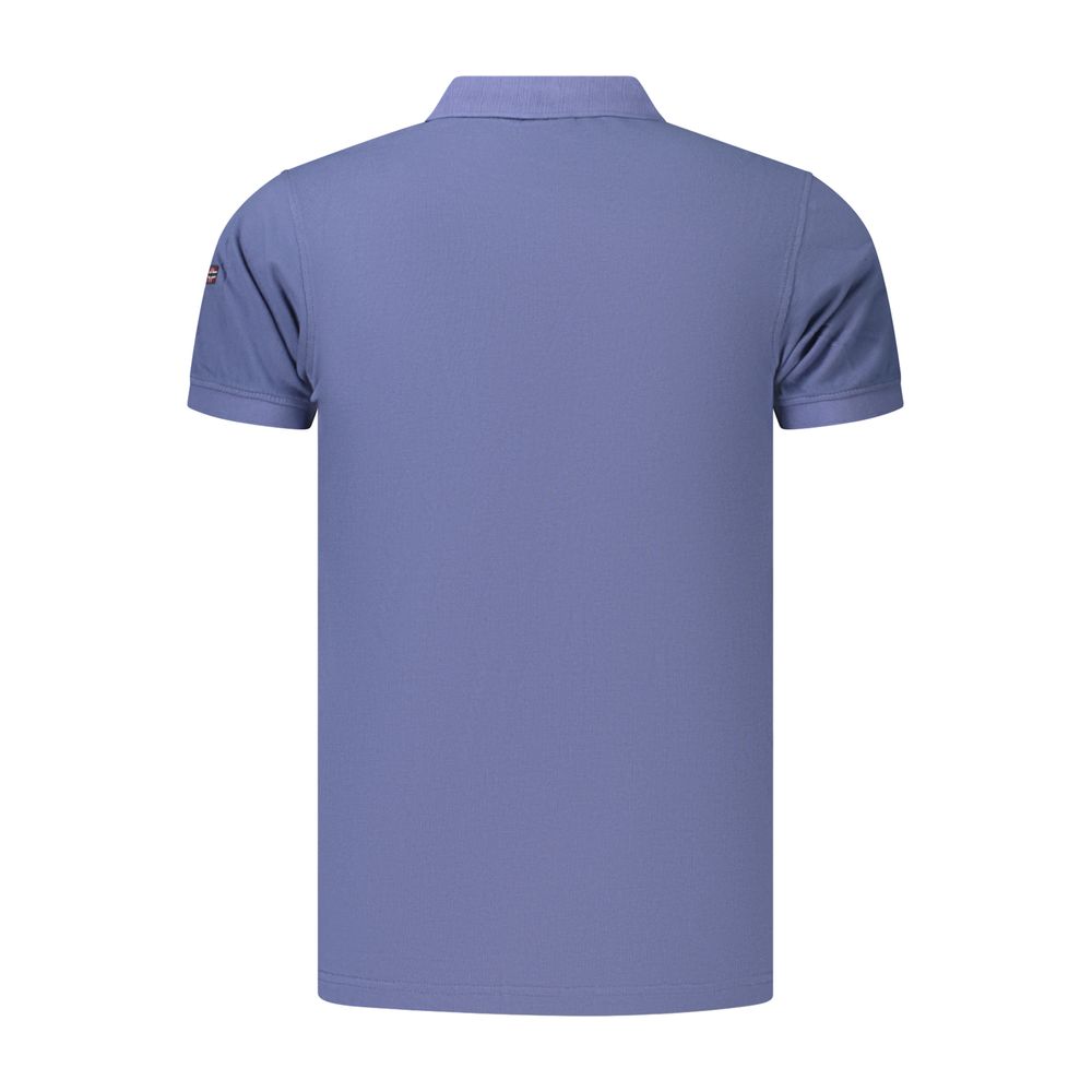 Norway 1963 Blue Cotton Polo Shirt