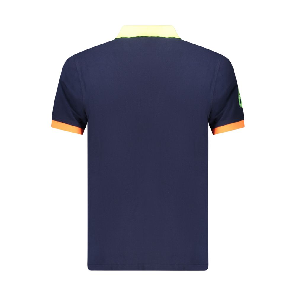 Norway 1963 Blue Cotton Polo Shirt