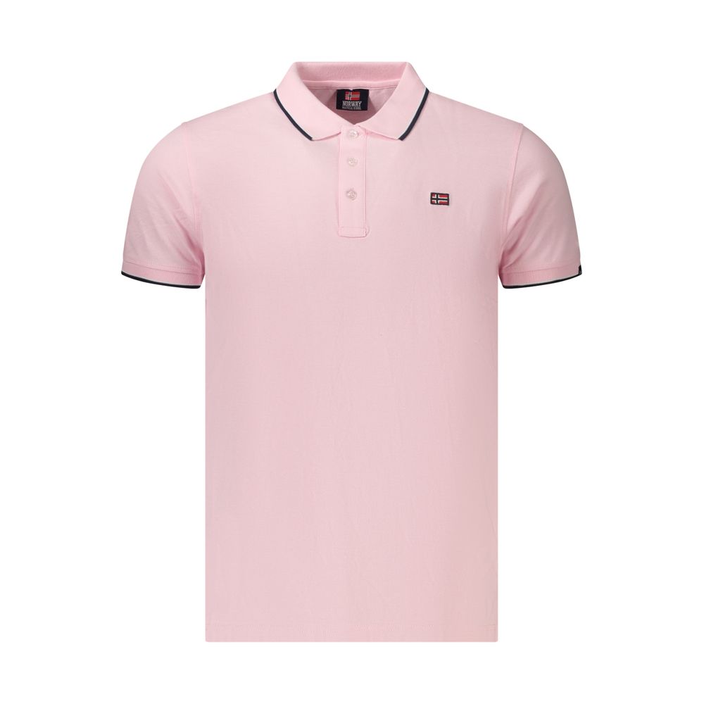 Norway 1963 Pink Cotton Polo Shirt