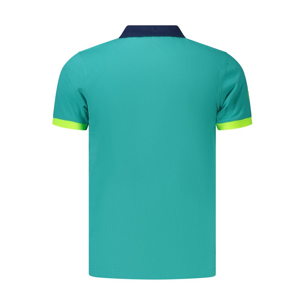 Norway 1963 Blue Cotton Polo Shirt