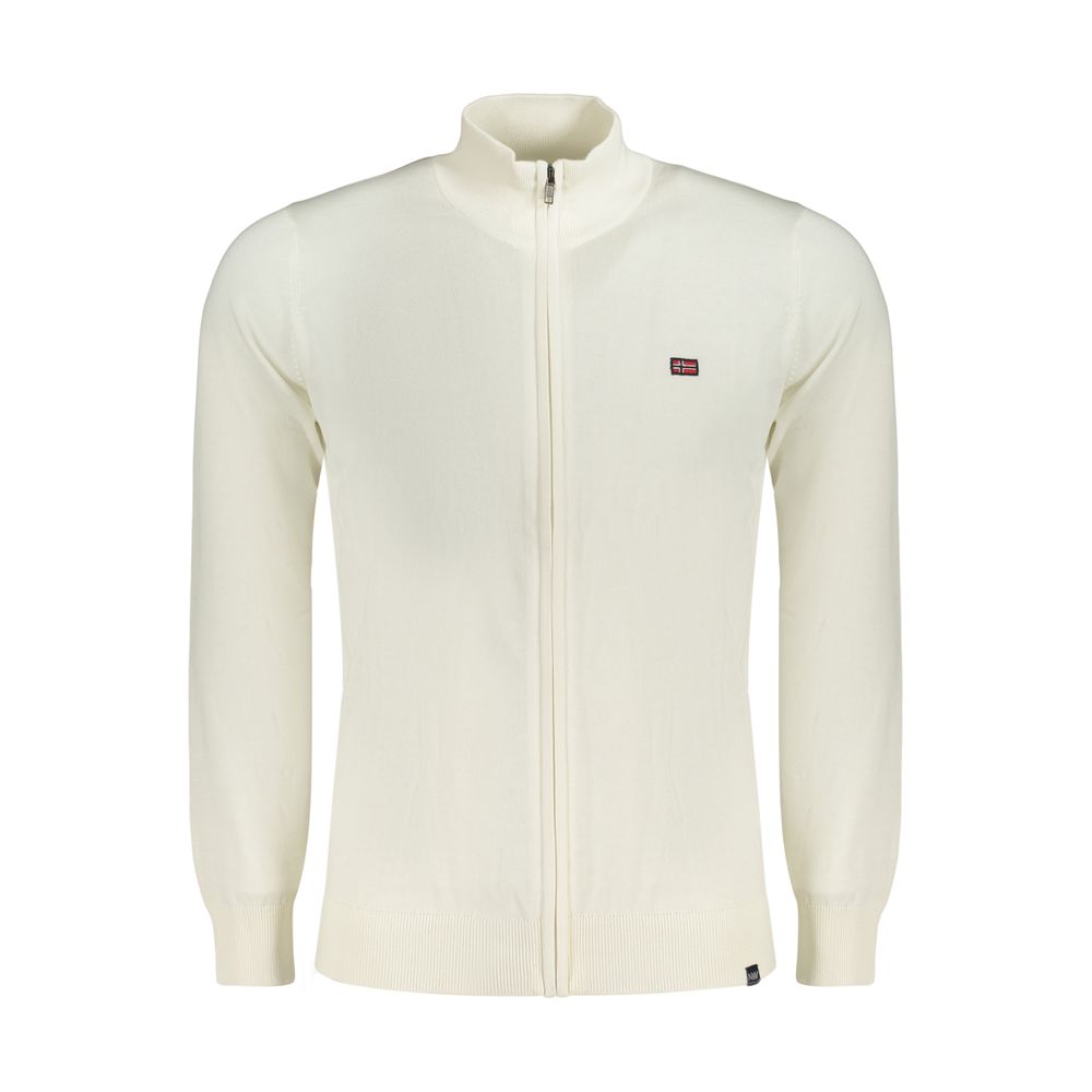 Norway 1963 White Cotton Cardigan