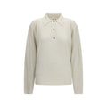 Calvin Klein Beige Silk Polo Shirt