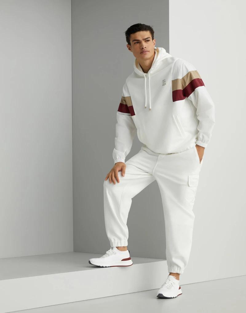 Brunello Cucinelli White Cotton Sportswear