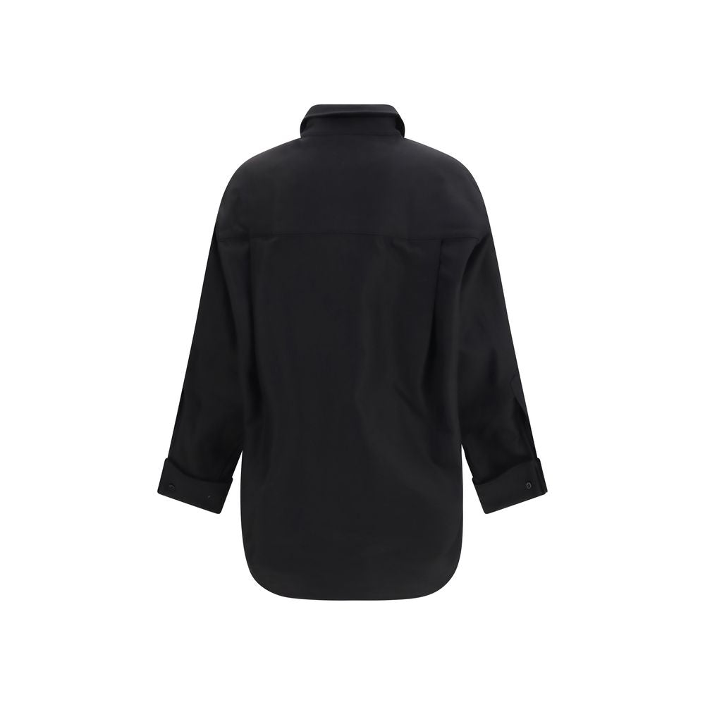 Balenciaga Black Cotton Dress Shirt