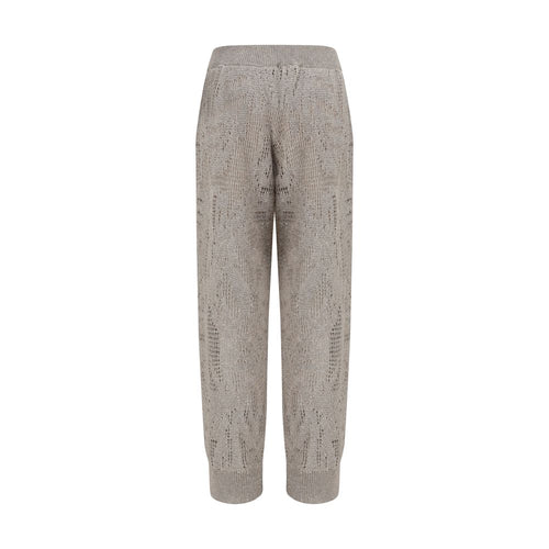 Brunello Cucinelli Beige Linen Casual Pants