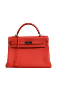 Hermès Kelly 32 Two-Way Handbag with Palladium Hardware