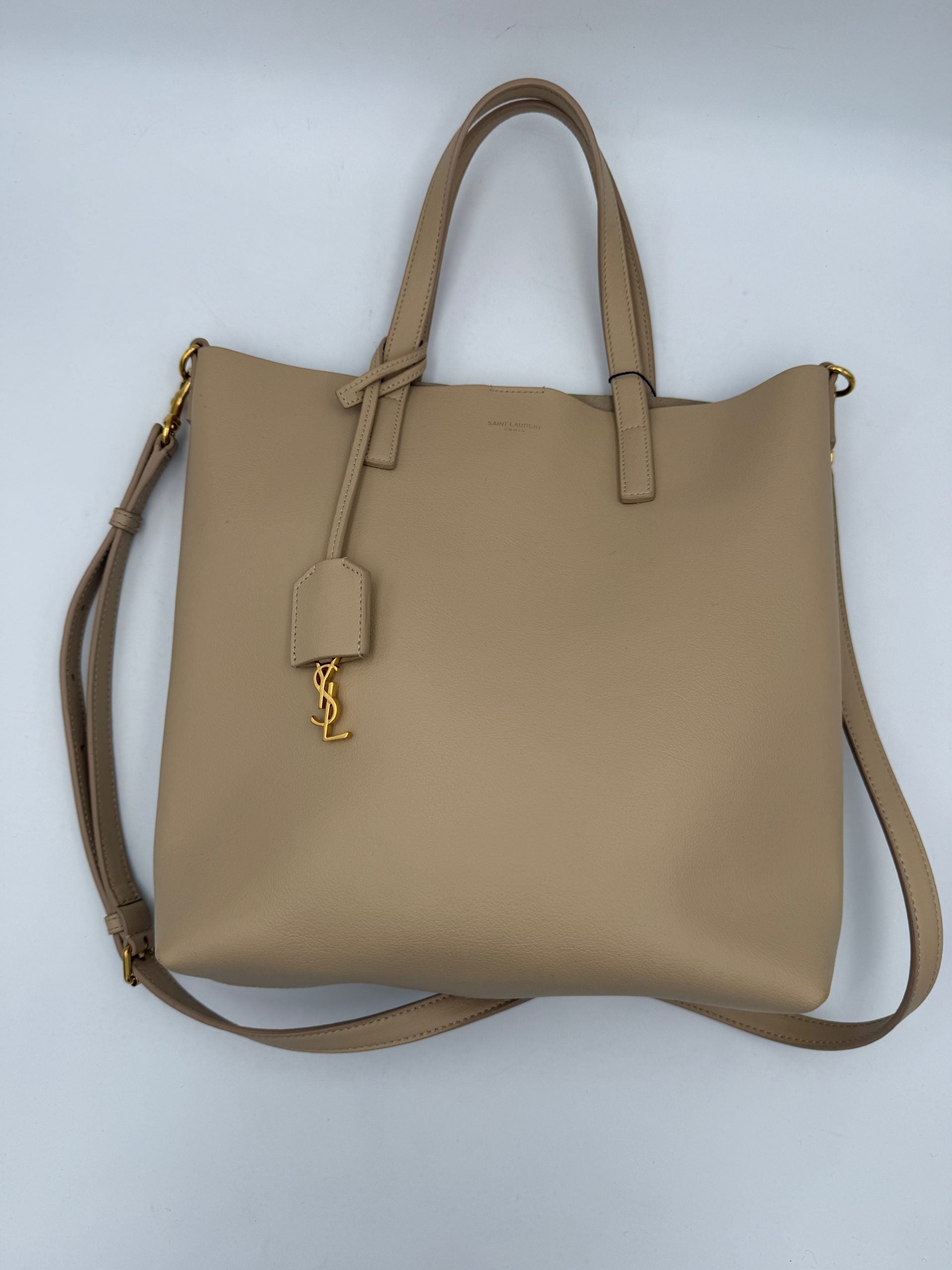 Saint Laurent SAINT LAURENT SHOPPING Beige Bag