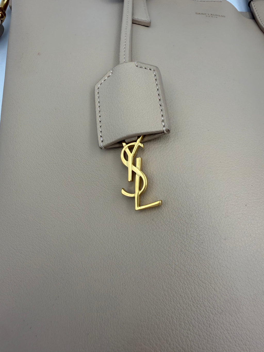 Saint Laurent SAINT LAURENT SHOPPING Beige Bag