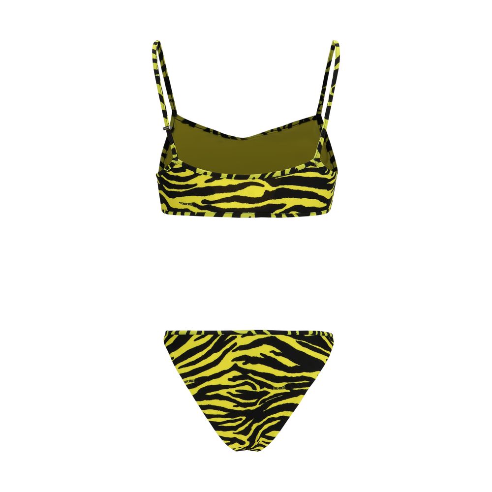 The Attico Bicolor Polyester Bikini