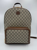 Gucci GUCCI GG Supreme und Lederrucksack