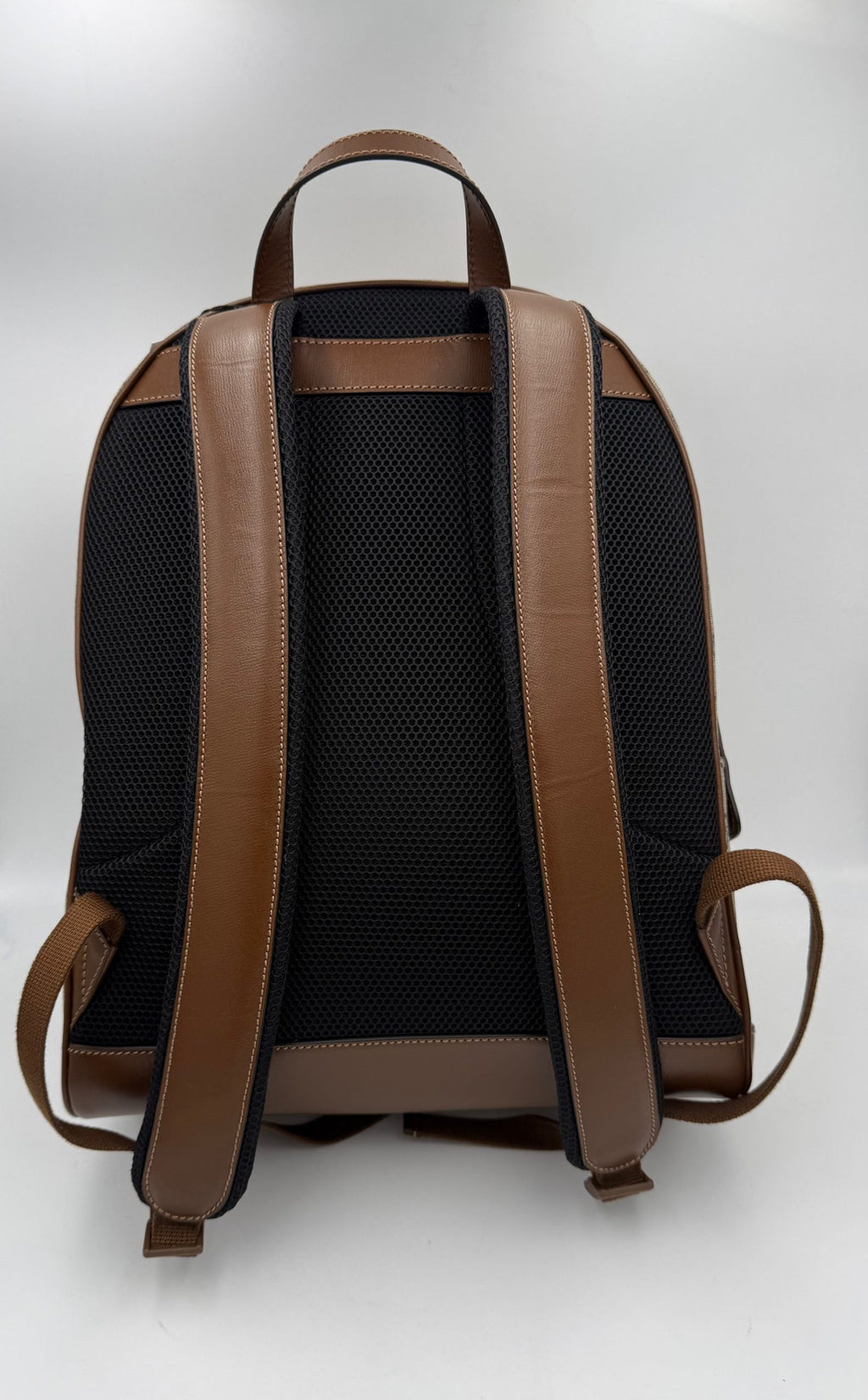 Gucci GUCCI GG Supreme und Lederrucksack