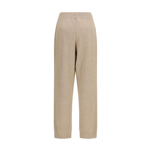 Brunello Cucinelli Beige Cashmere Casual Pants