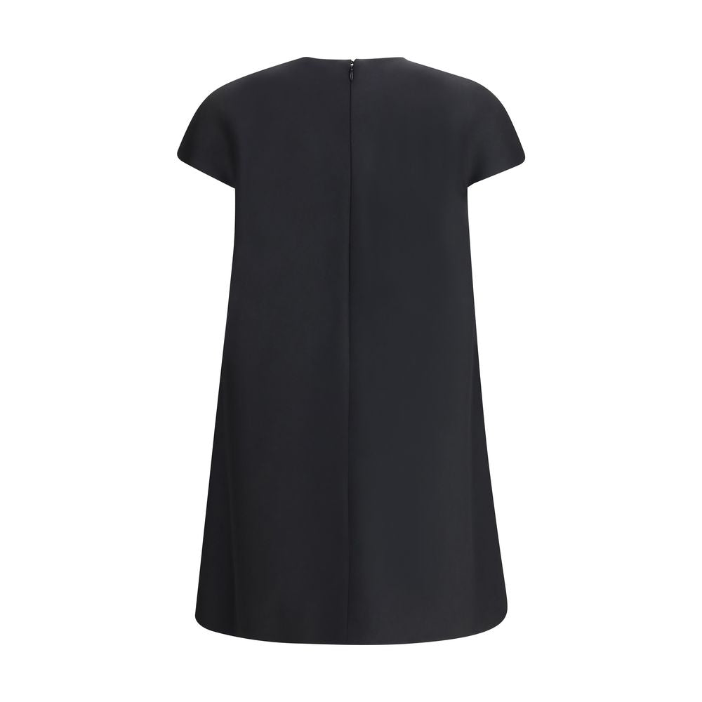Balenciaga Black Wool Oves Aries Casual Dress