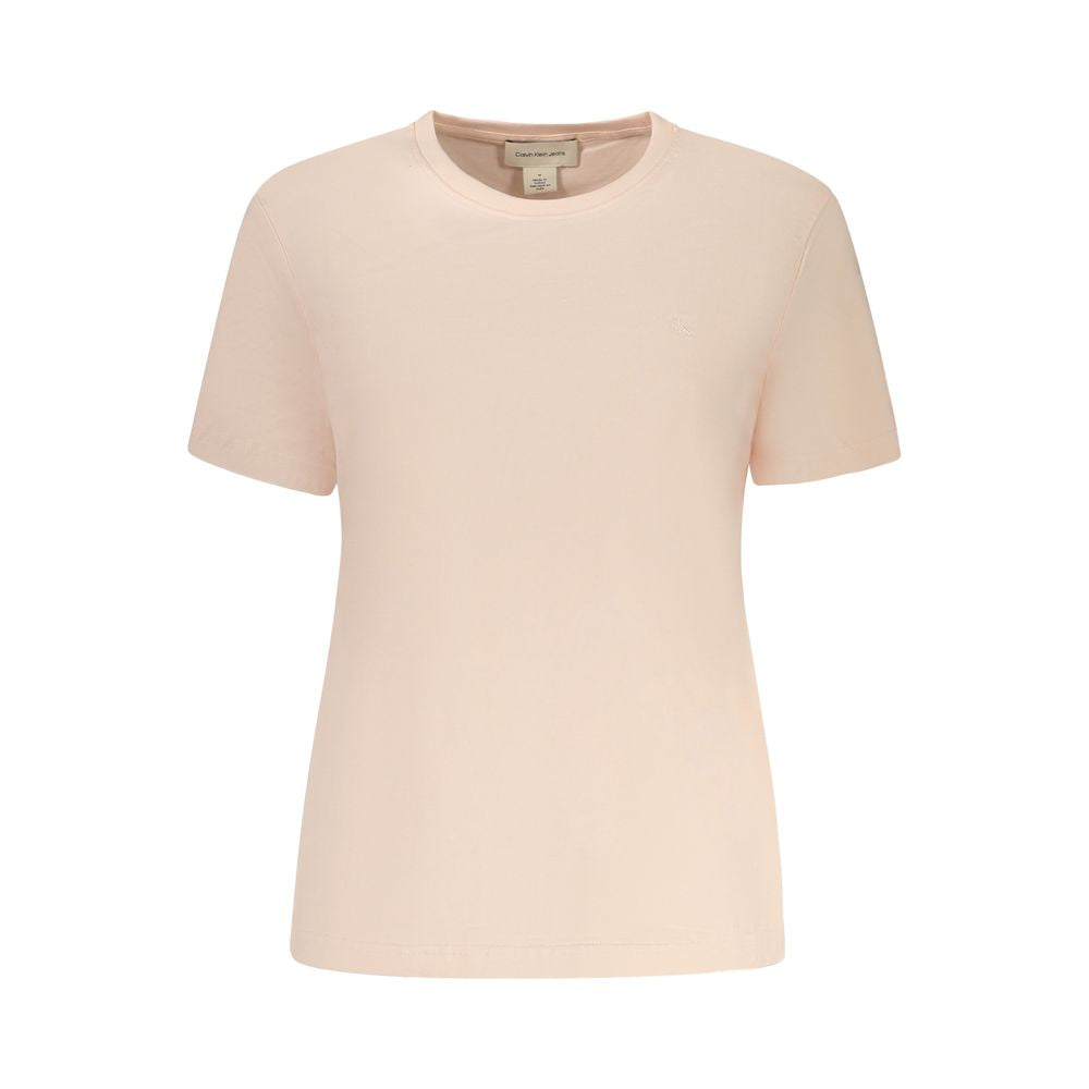 Calvin Klein Pink Cotton T-Shirt