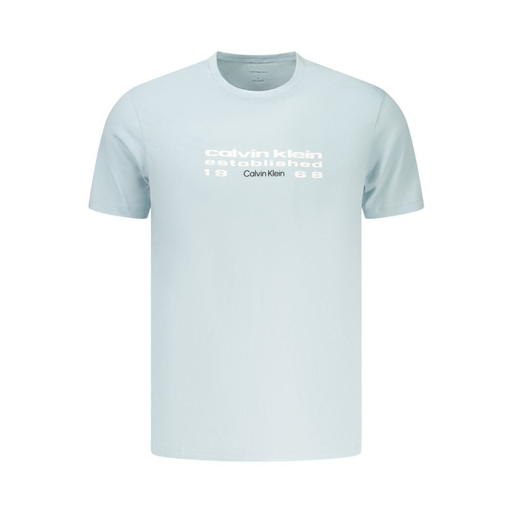 Calvin Klein Blue Cotton T-Shirt