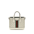 Gucci White Fabric Handbag