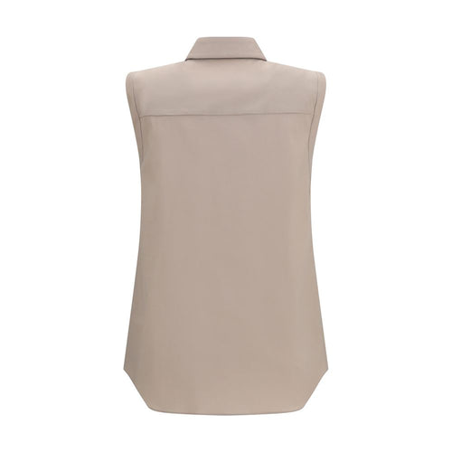 Brunello Cucinelli Beige Cotton Shirt