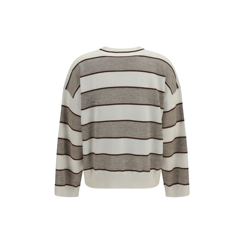 Brunello Cucinelli Beige Wool Oves Aries Sweatshirt