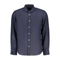 North Sails Blue Linen Dress Shirt