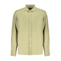 North Sails Green Linen Dress Shirt