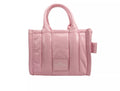 Marc Jacobs The Shiny Crinkle Micro Tote Bubblegum Leder Crossbody