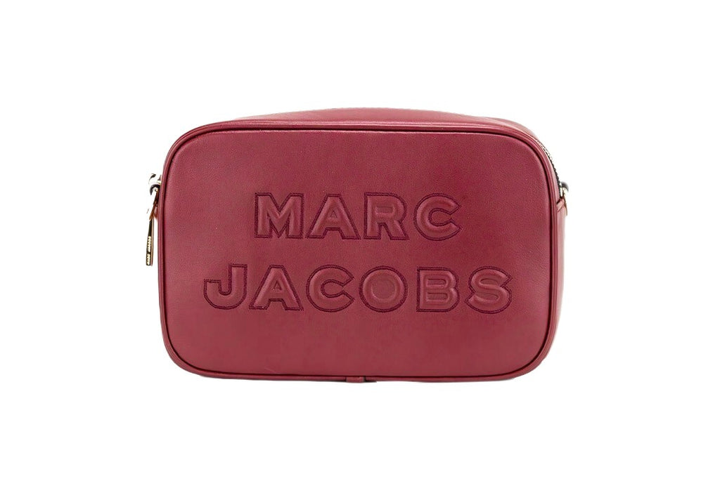 Marc Jacobs Flash Pomegranate Glattleder Prägung Kamera Umhängetasche Geldbörse