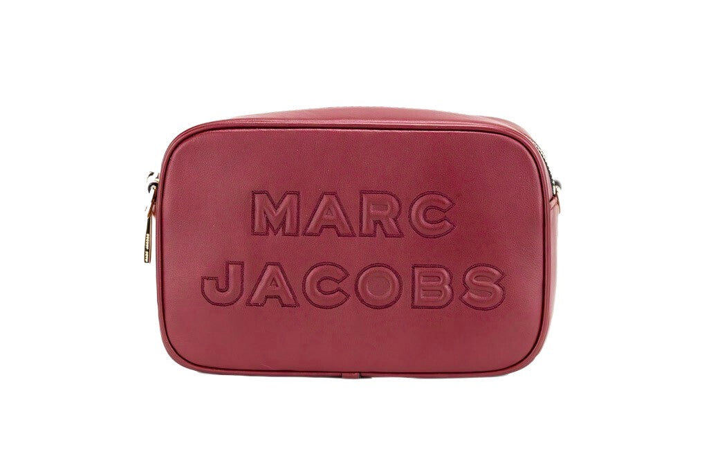 Marc Jacobs Flash Pomegranate Glattleder Prägung Kamera Umhängetasche Geldbörse