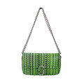 Marc Jacobs Neongrüne The Monogram Leder J Marc Mini Schultertasche Umhängetasche