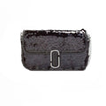 Marc Jacobs The Mini J Marc Umhängetasche Black Sequined Crossbody Bag