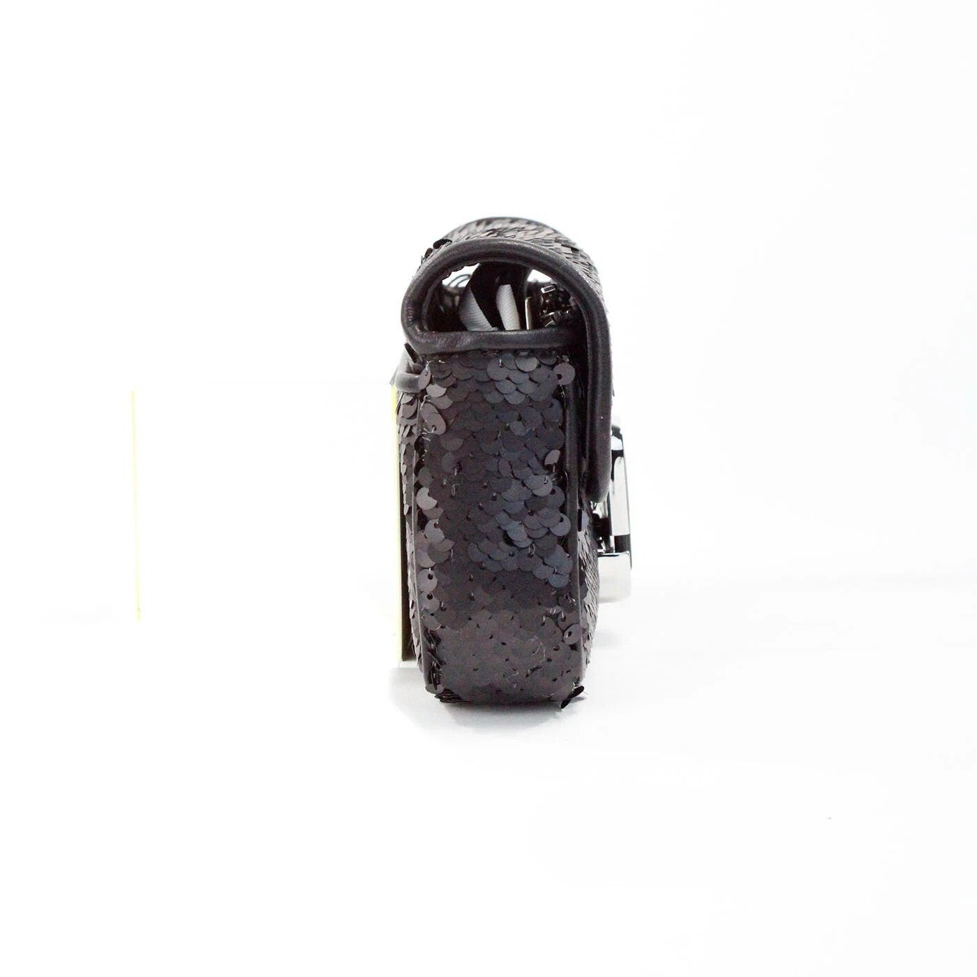 Marc Jacobs The Mini J Marc Umhängetasche Black Sequined Crossbody Bag