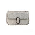 Marc Jacobs The Mini J Marc Umhängetasche Creme Pailletten Umhängetasche