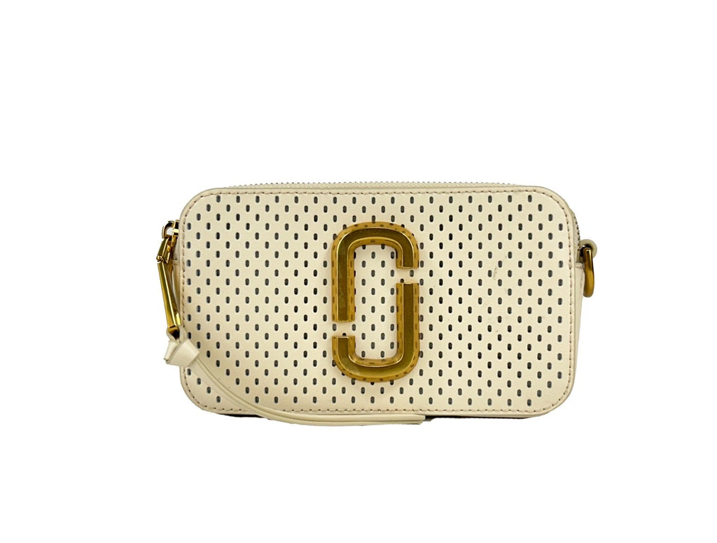 Marc Jacobs The Snapshot Perforated Umhängetasche