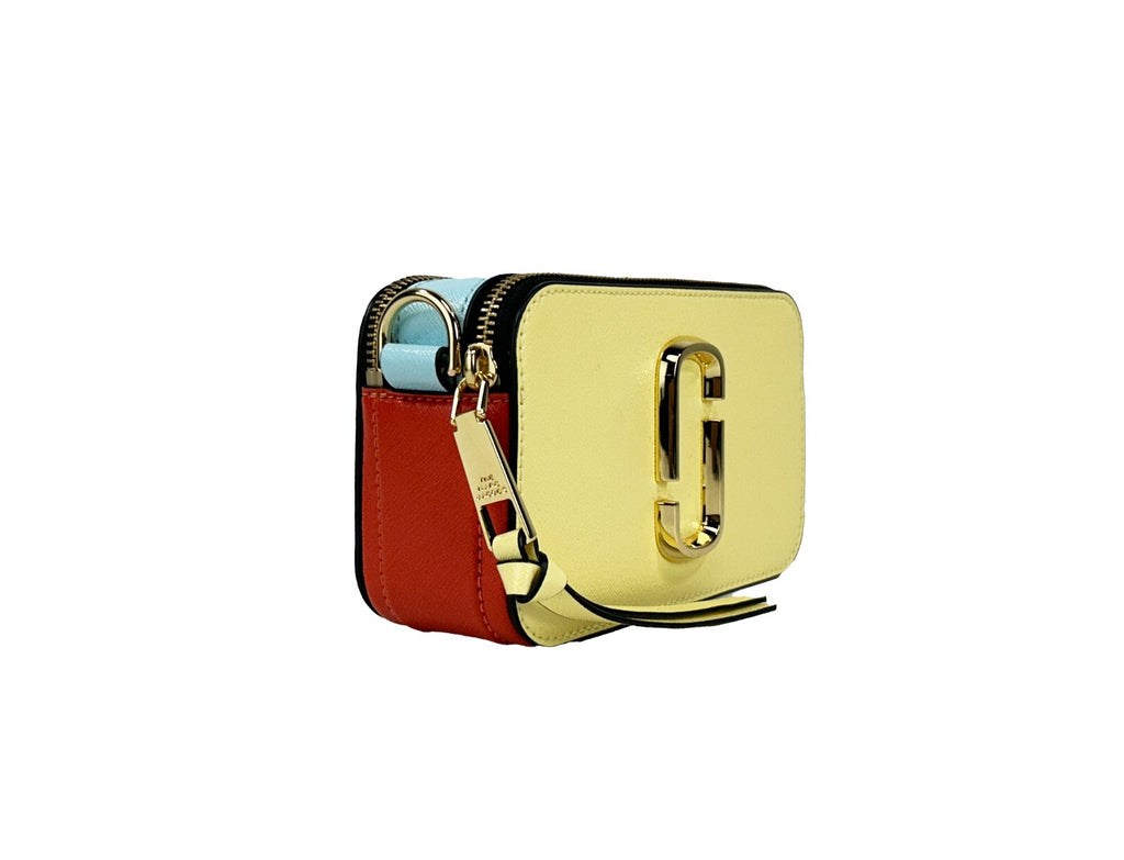 Marc Jacobs The Snapshot Umhängetasche (Pastellgelb Multi)