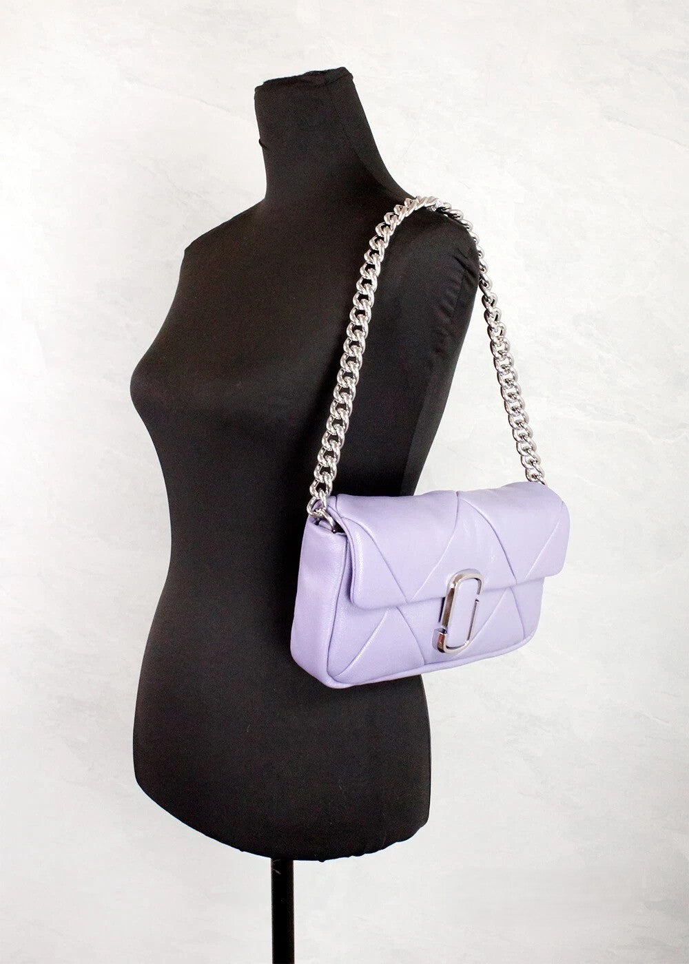 Marc Jacobs The J Marc Daybreak Diamond Quilted Leather Schulter-Umhängetasche