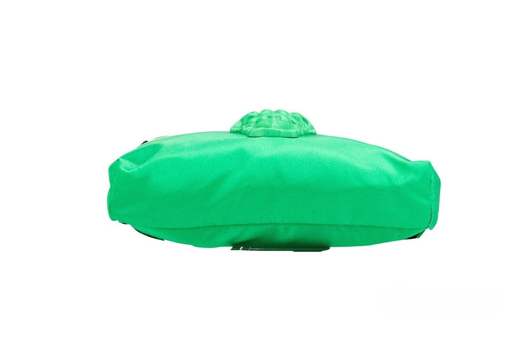 Versace Kleine Hellgrüne Nylon Matte Medusa Gürteltasche Bauchtasche