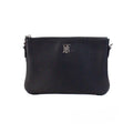 Burberry Peyton Monogram Schwarz Leder Beutel Crossbody-Tasche