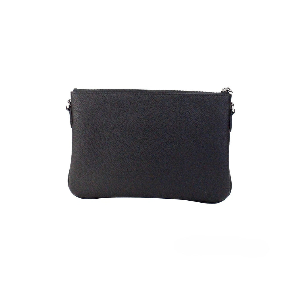 Burberry Peyton Monogram Schwarz Leder Beutel Crossbody-Tasche