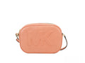 Michael Kors Jet Set Travel Medium Sherbert Leder Ovale Kameratasche zum Umhängen