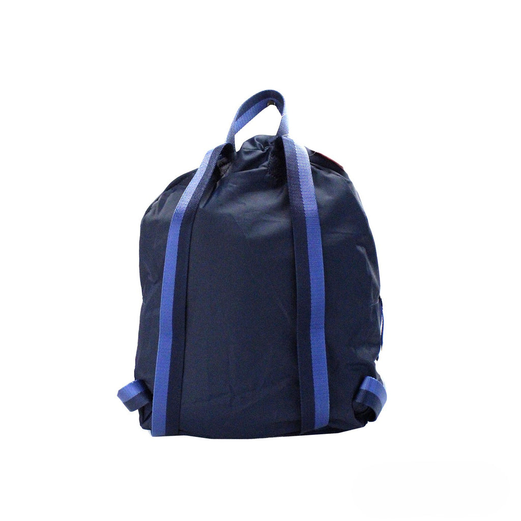 Kate Spade Arya mittelgroßer Nylon-Rucksack Nightcap Blue, faltbar, Schultasche