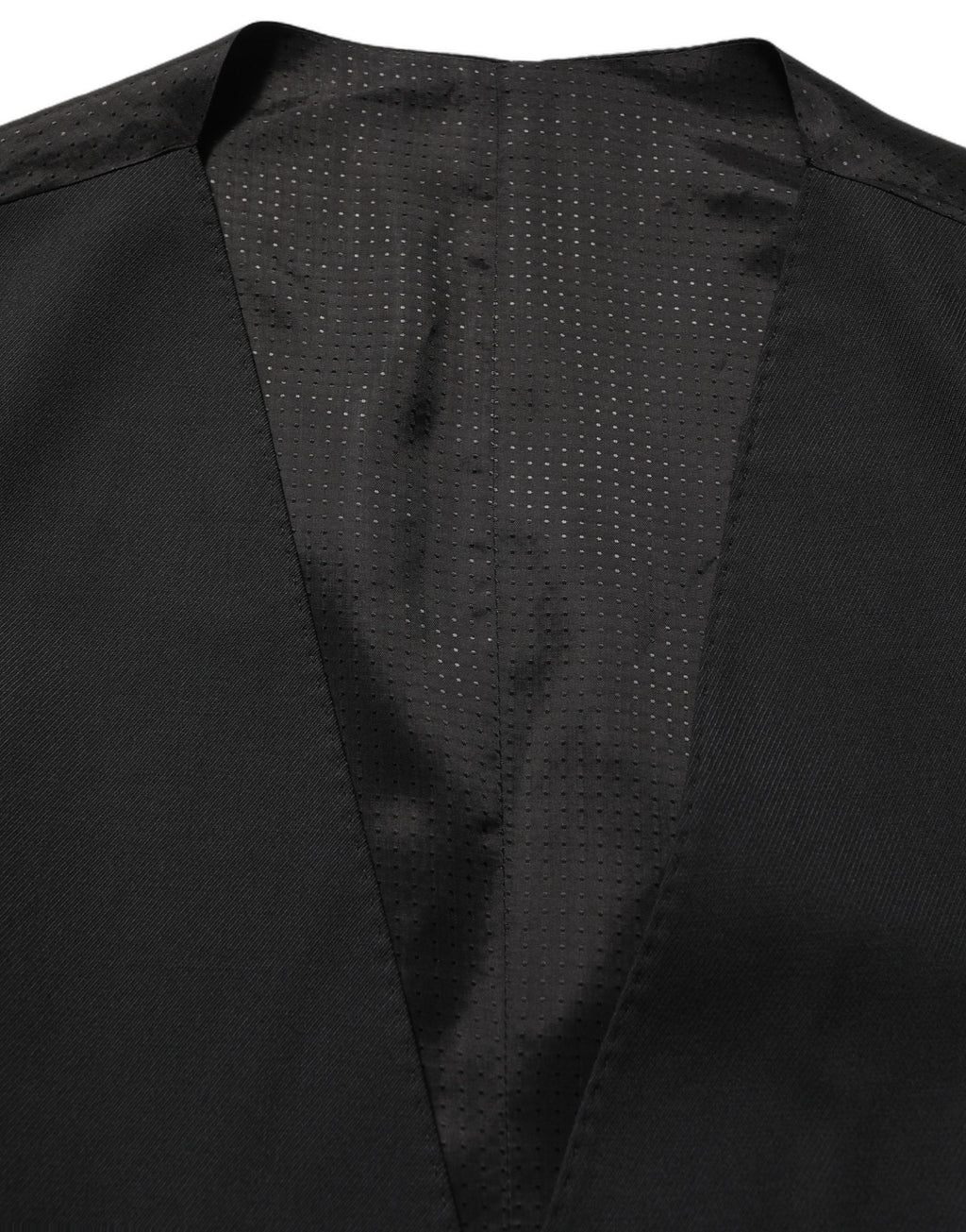 Dolce & Gabbana Zwart Enkele Rij Knoop Heren Gilet