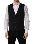 Dolce & Gabbana Zwart Enkele Rij Knoop Heren Gilet