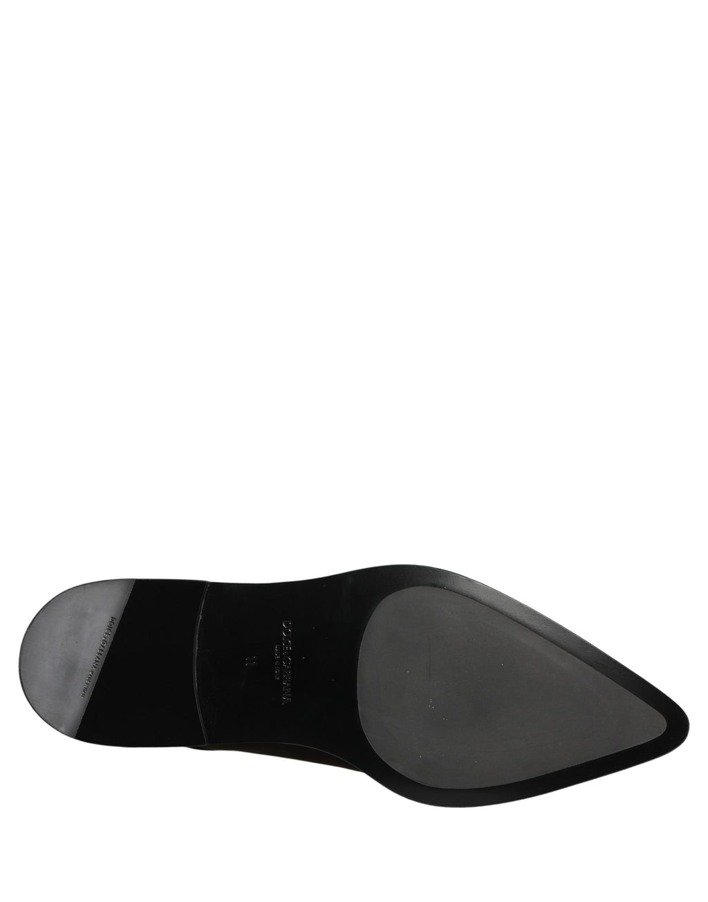 Dolce & Gabbana Zwarte Leren Derby Geklede Herenschoenen